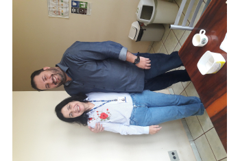 Minha querida madrinha e orientadora de mestrado, pesquisadora Dra. Mariangela Hungria da EMBRAPA Soja. Uma das mulheres que mais colabora para o desenvolvimento da Ciência no Brasil e no mundo! 