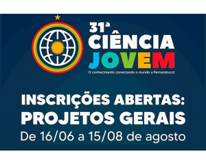 Inscrições abertas para a 31ª Ciência Jovem, uma das maiores feiras de ciências do país